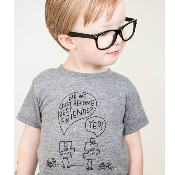 Best Friends Tee - Little Faces Apparel
